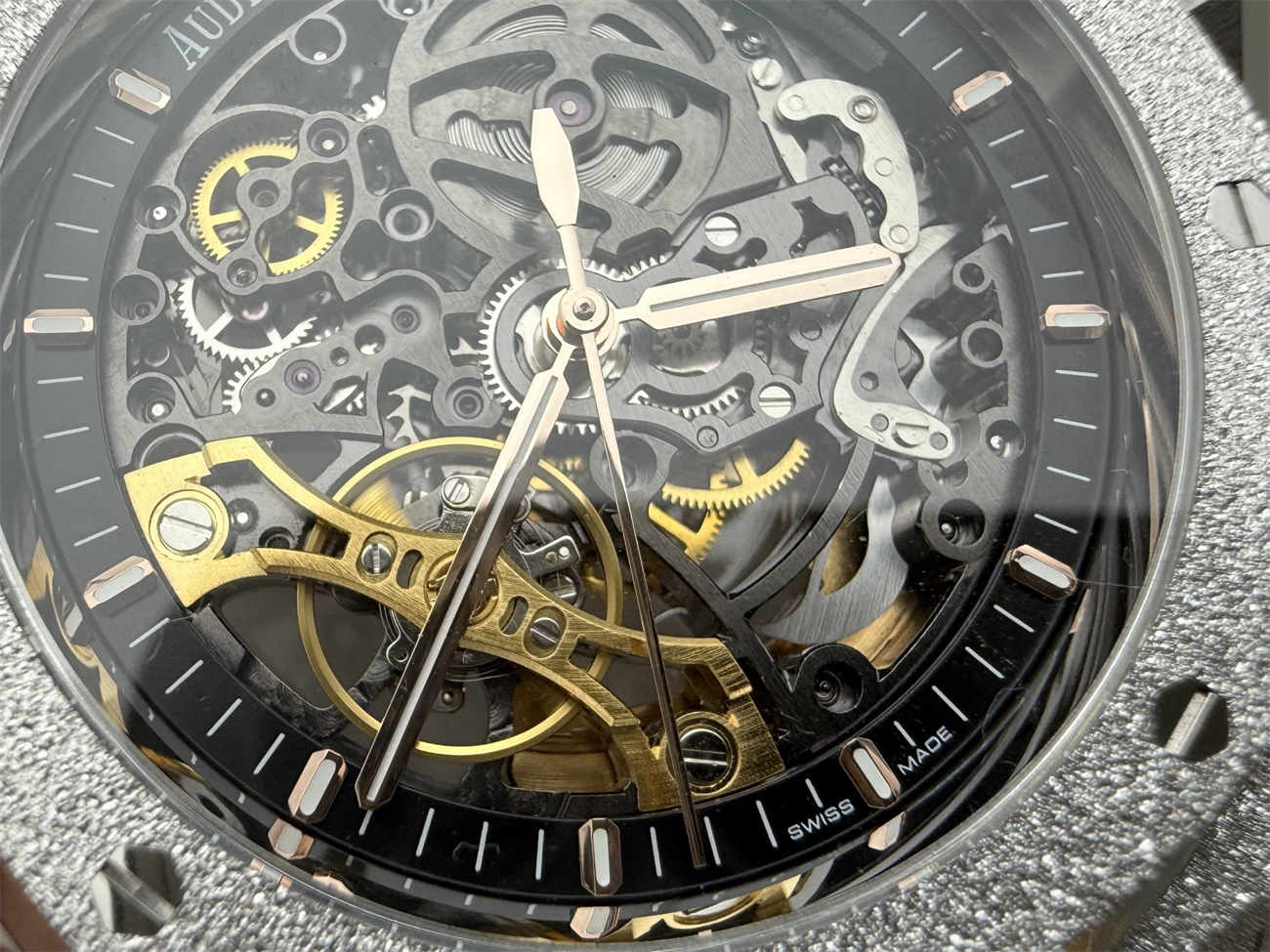 Audemars Piguet 15407 Frosted Gold Replica