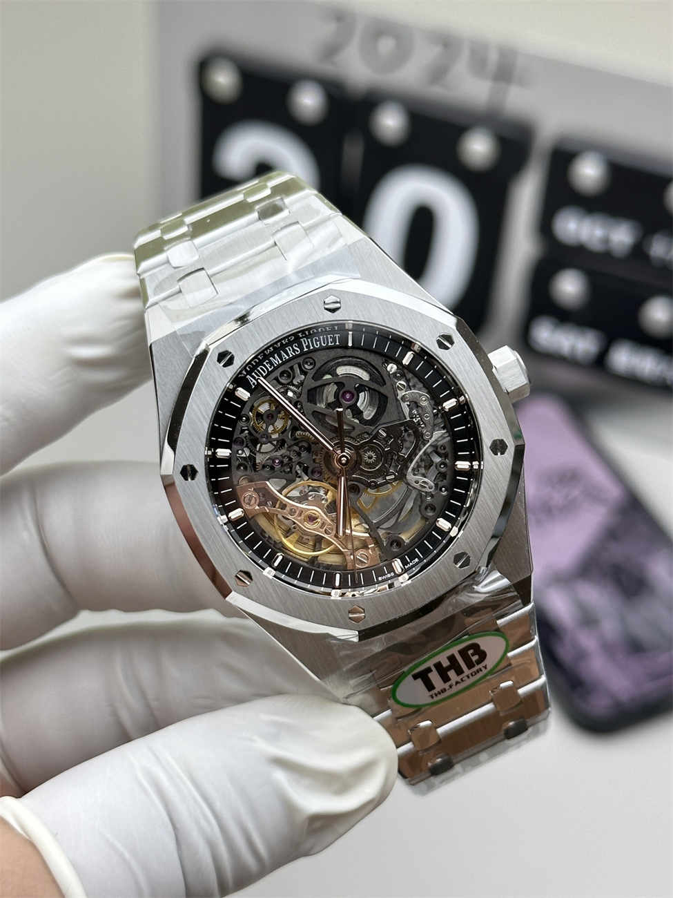Audemars Piguet 15407 Replica – Royal Oak Double Balance Wheel Openworked 41mm Super Clone