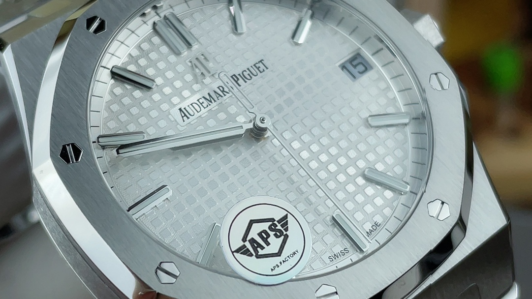 Audemars Piguet 15500 White – APS Factory Royal Oak 41mm Stainless Steel Automatic Watch