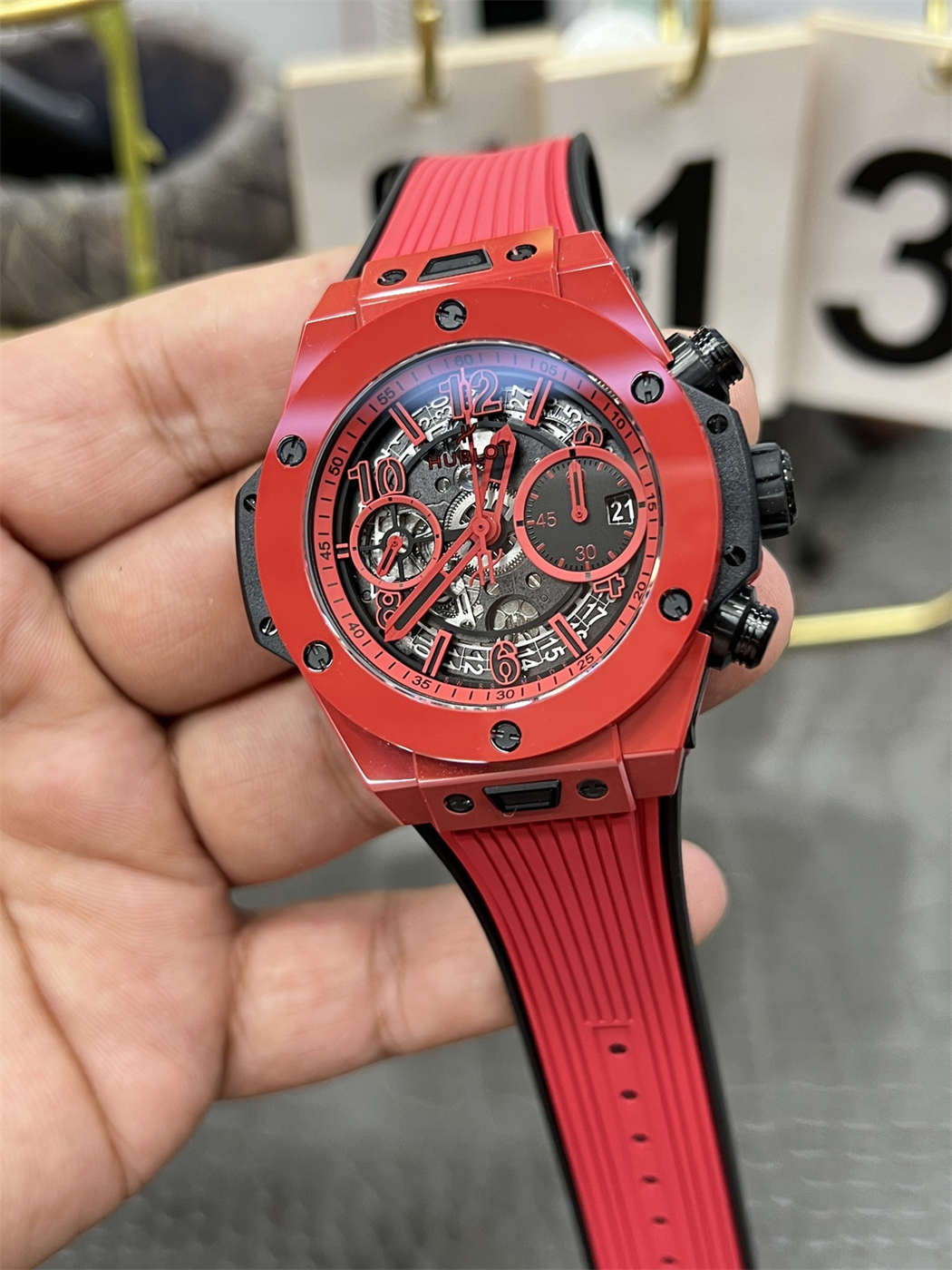 BBF Hublot Big Bang Red Magic Replica – 42mm UNICO Super Clone