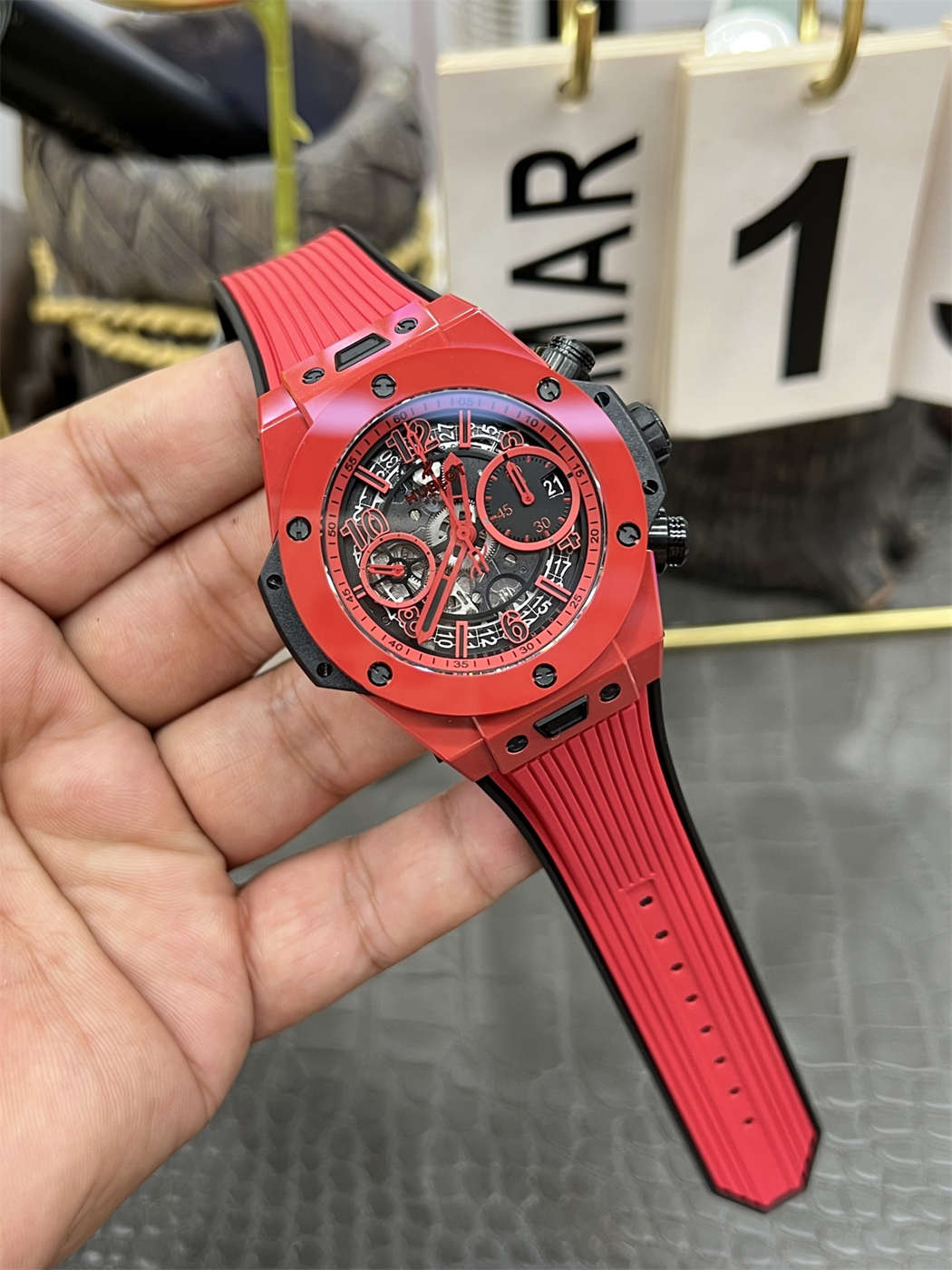 BBF Hublot Big Bang Red Magic Replica – 42mm UNICO Super Clone