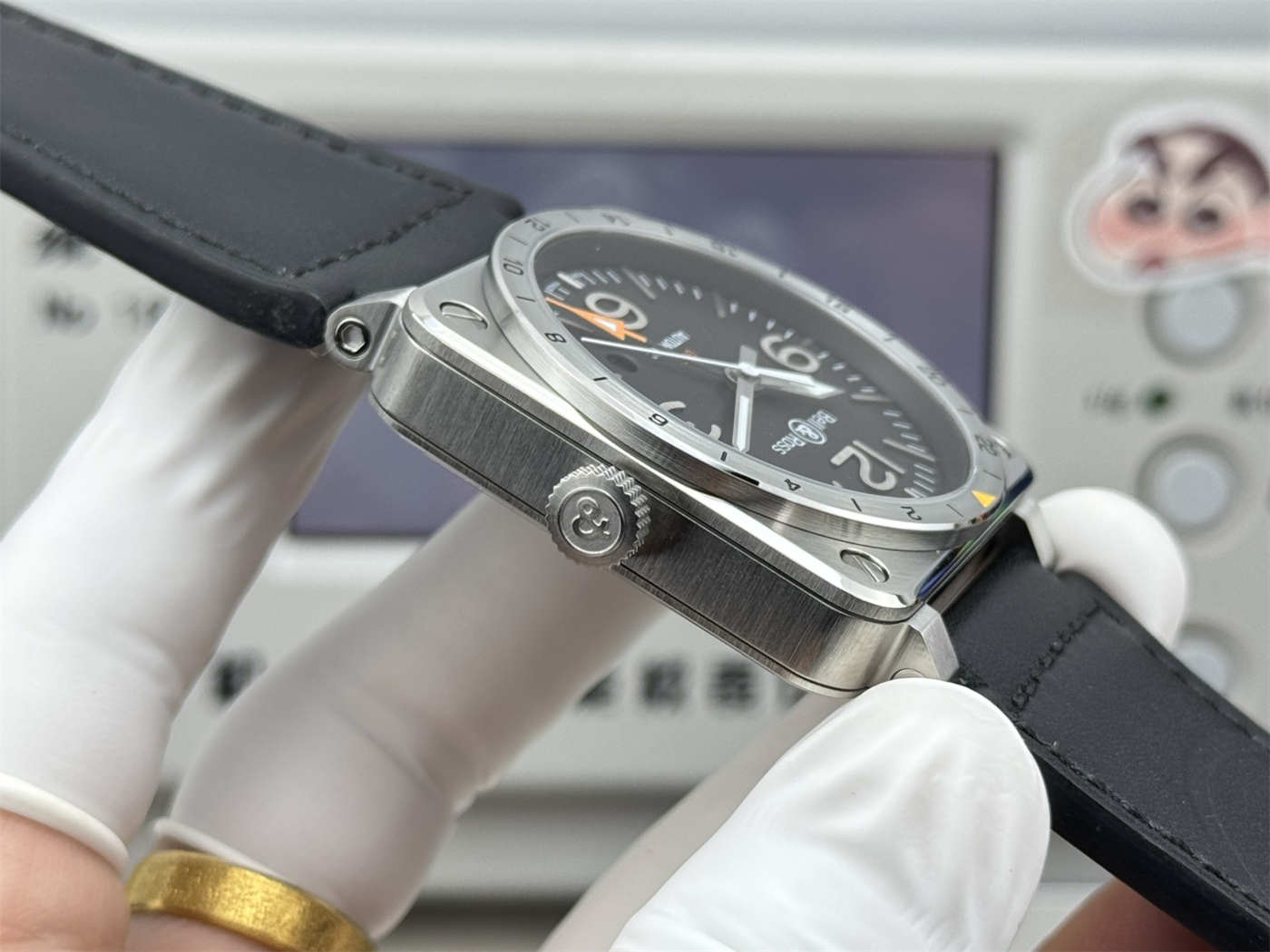 Bell and Ross Replica BR 03-93 GMT (42mm) – Fixed Steel Bezel