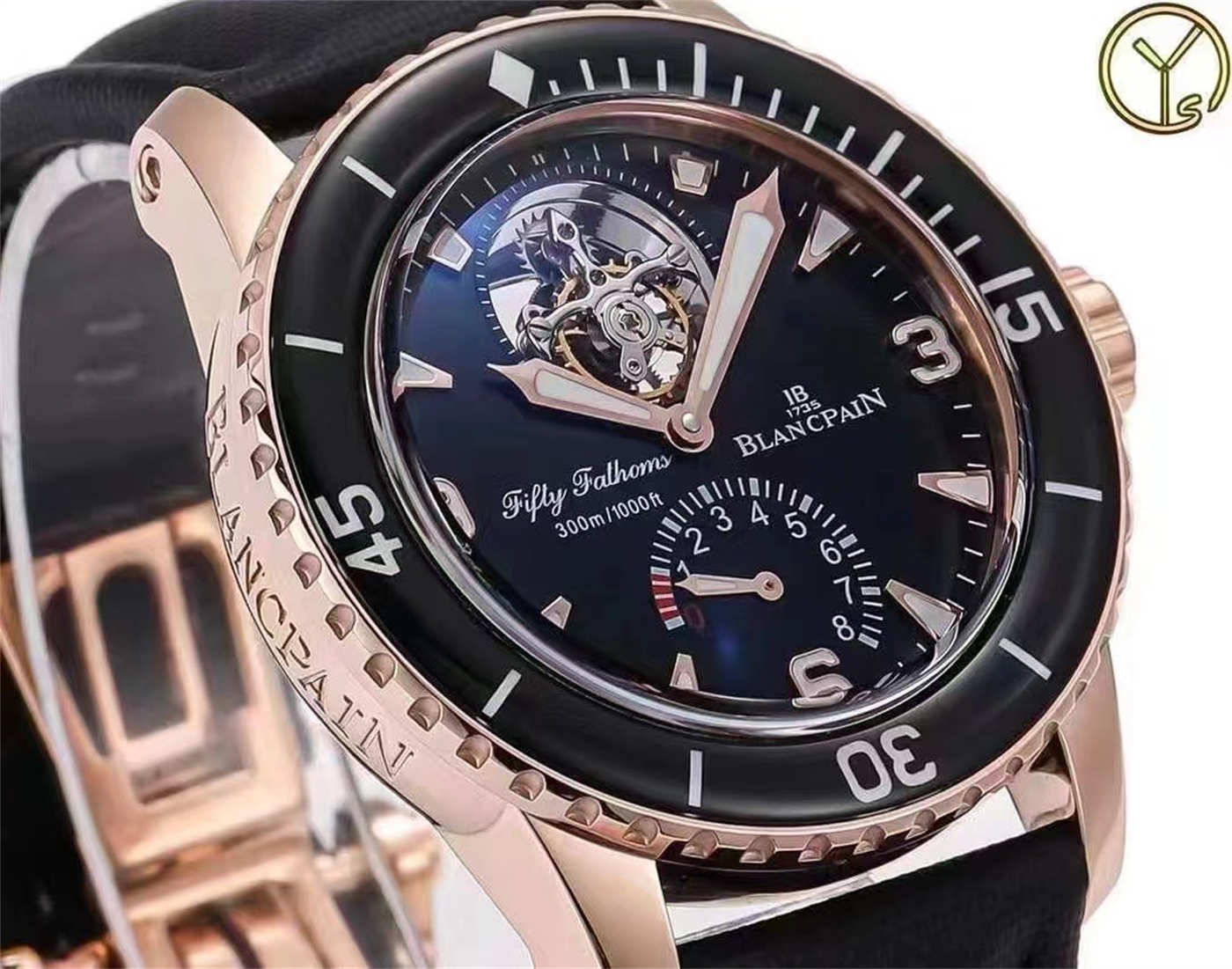 Blancpain 50 Fathoms Tourbillon (Rose Gold) – Real Flying Tourbillon [YS Factory]