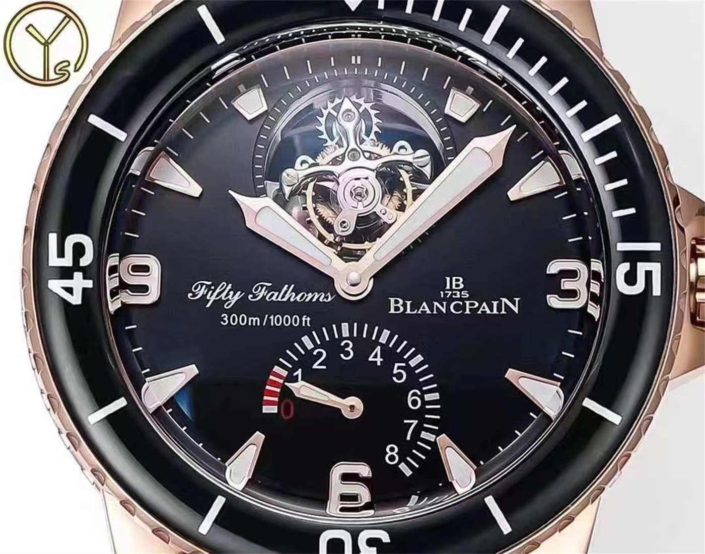 Blancpain 50 Fathoms Tourbillon (Rose Gold) – Real Flying Tourbillon [YS Factory]