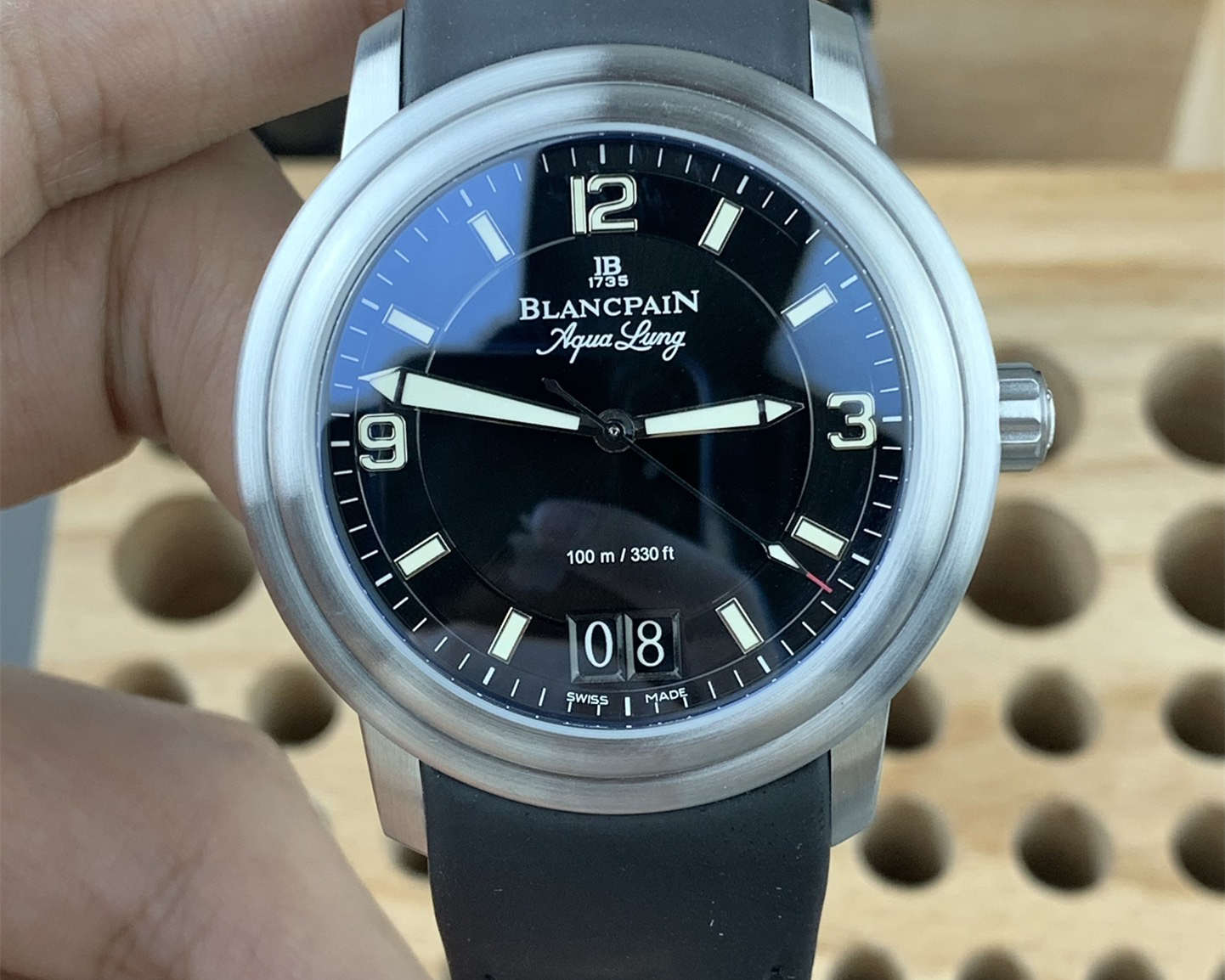 Blancpain Leman Big Date Replica 2850B-1130-64B – 6950 Automatic Movement