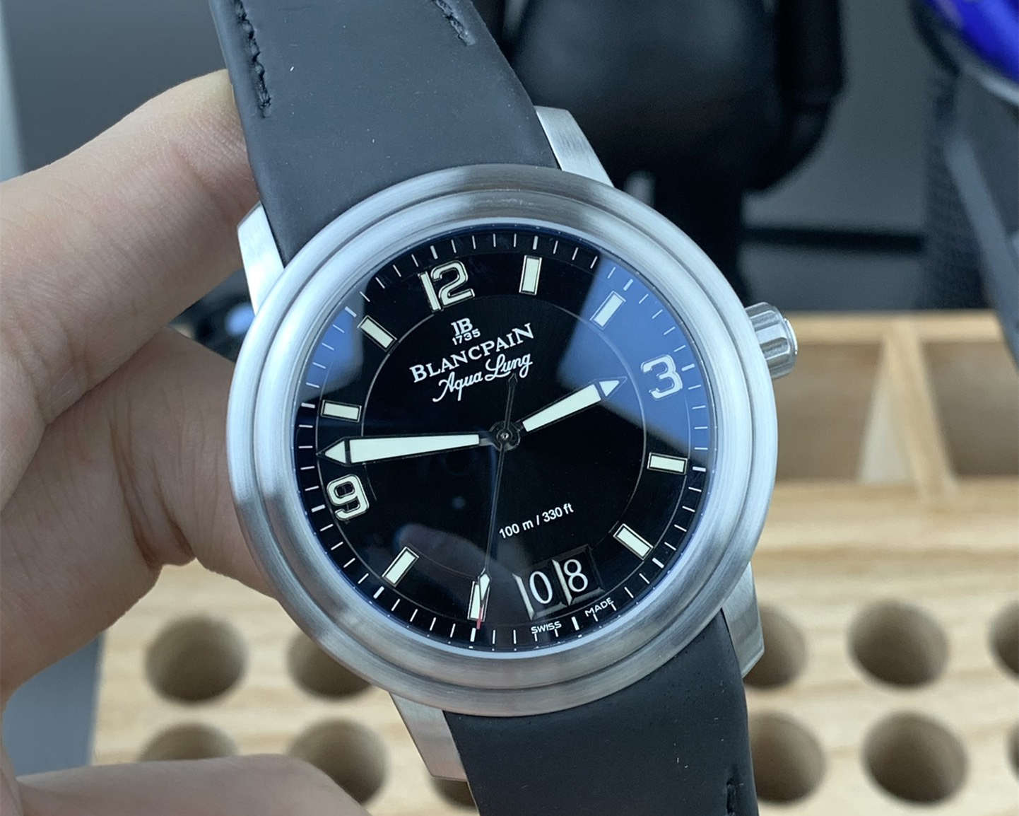 Blancpain Leman Big Date Replica 2850B-1130-64B – 6950 Automatic Movement