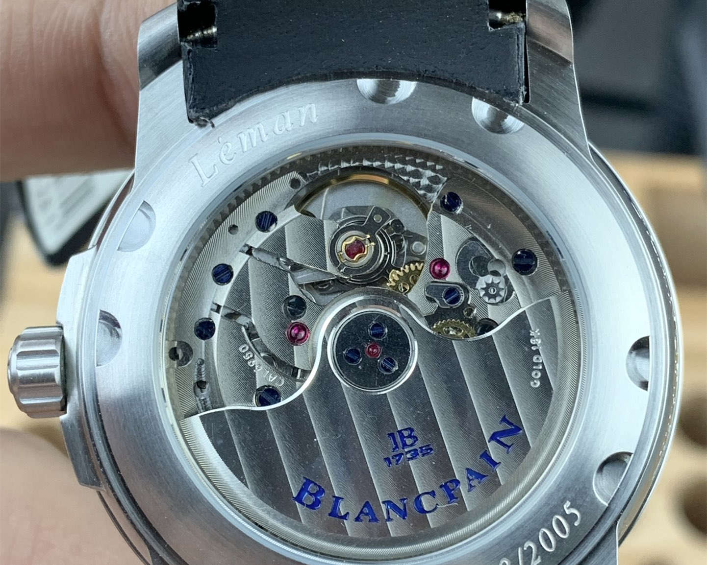 Blancpain Leman Big Date Replica 2850B-1130-64B – 6950 Automatic Movement