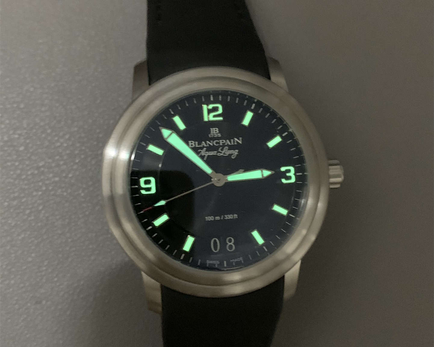 Blancpain Leman Big Date Replica 2850B-1130-64B – 6950 Automatic Movement
