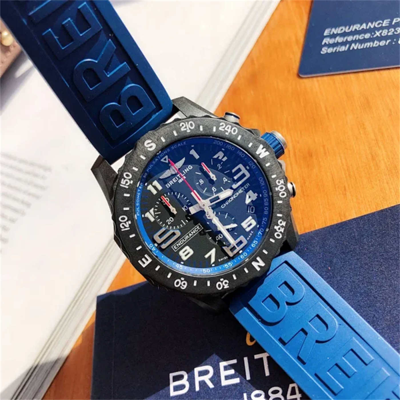 Breitling Endurance Pro 44mm – Real Breitlight Carbon Case [Swiss Quartz Movement]