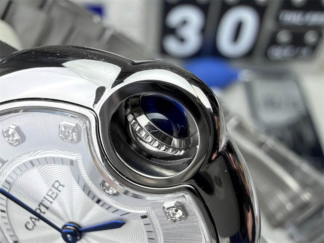 AF Factory Cartier Ballon Bleu Replica Watch – 33mm Quartz (Swiss Ronda Movement)