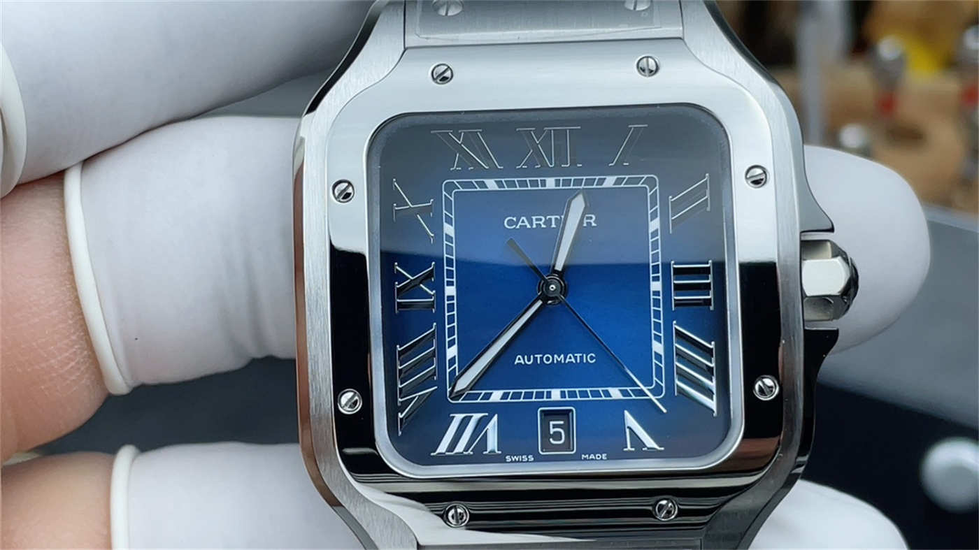 Cartier Santos Blue Dial Replica WSSA0013 Large 39.8mm – BV Factory Automatic