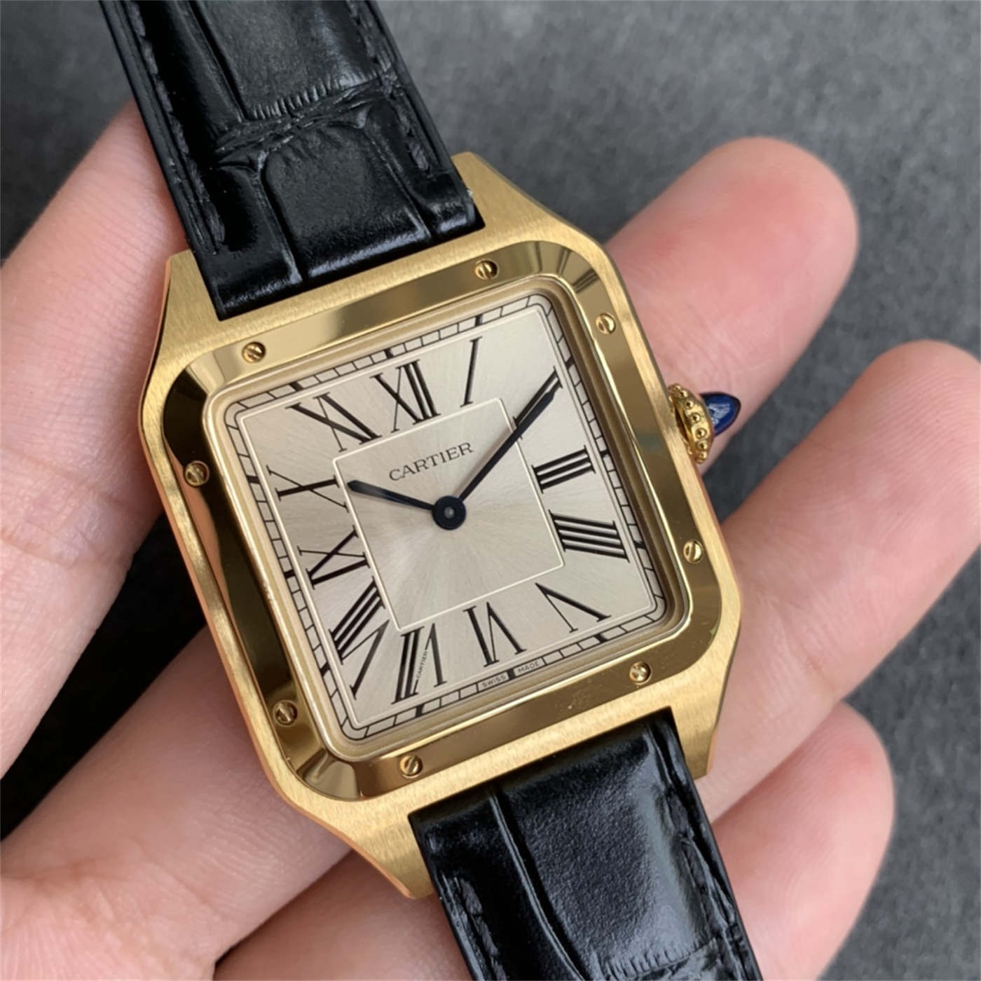 Cartier Santos Dumont XL Replica (Steel) – F1 Factory