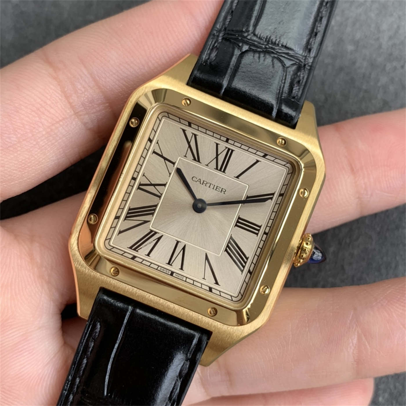 Cartier Santos Dumont XL Replica (Steel) – F1 Factory