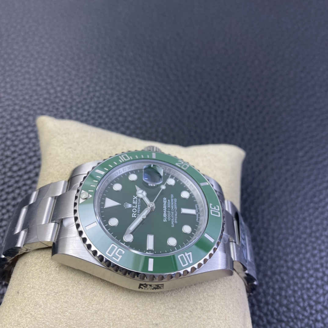 Clean 116610LN Replica Watch – Premium Rolex Submariner green Clone 40mm