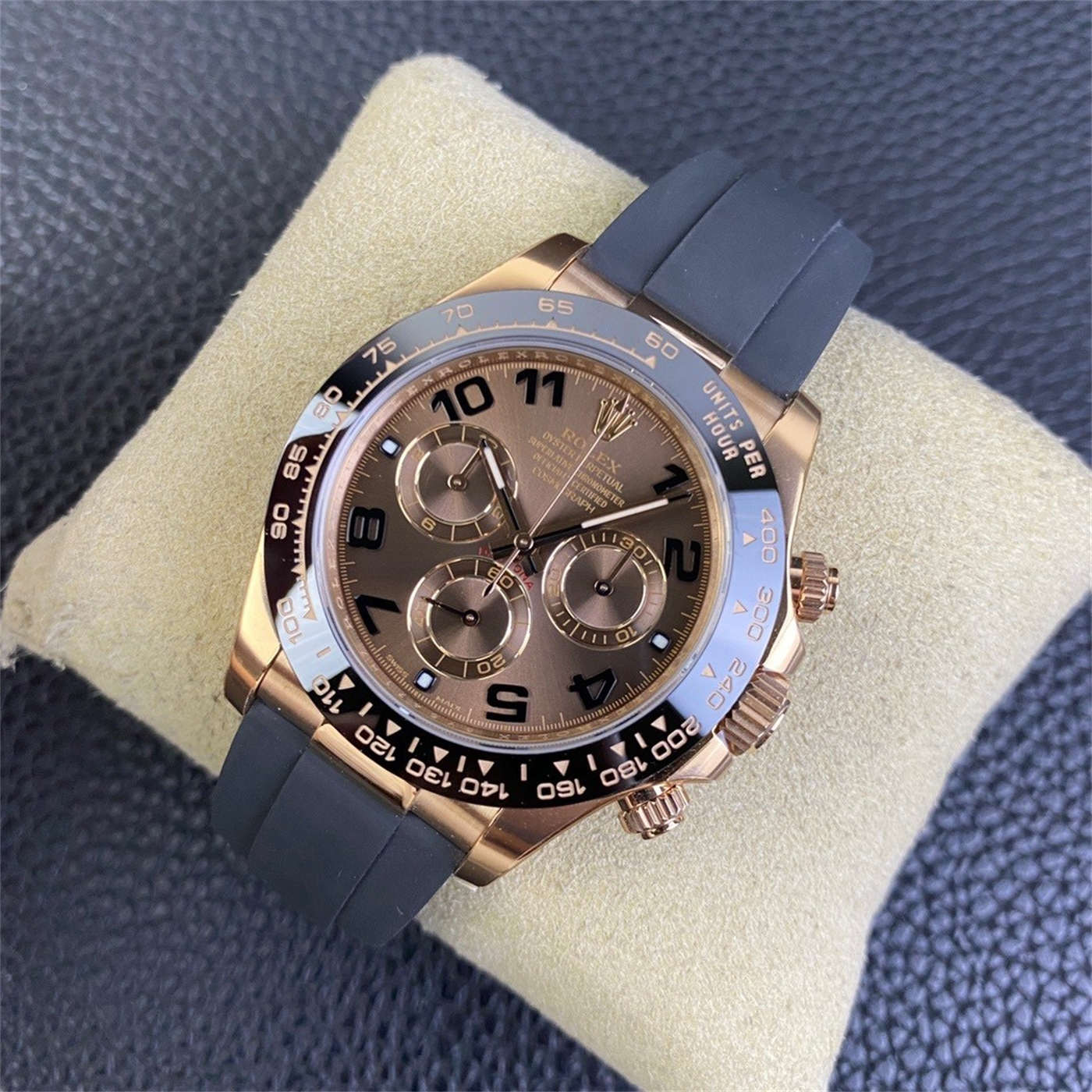 Clean Daytona Rose Gold Replica – Chocolate Dial 116515LN