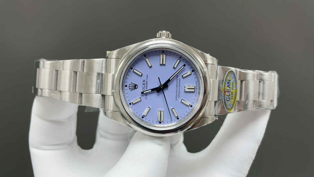 Clean Factory 124300 Purple Dial – 41mm Oyster Perpetual Replica