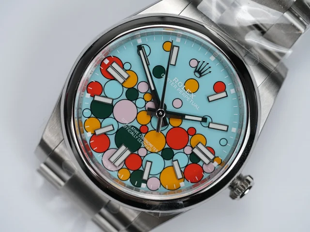 Clean Factory 124300‑0008 – 41mm Oyster Perpetual Celebration Dial Replica