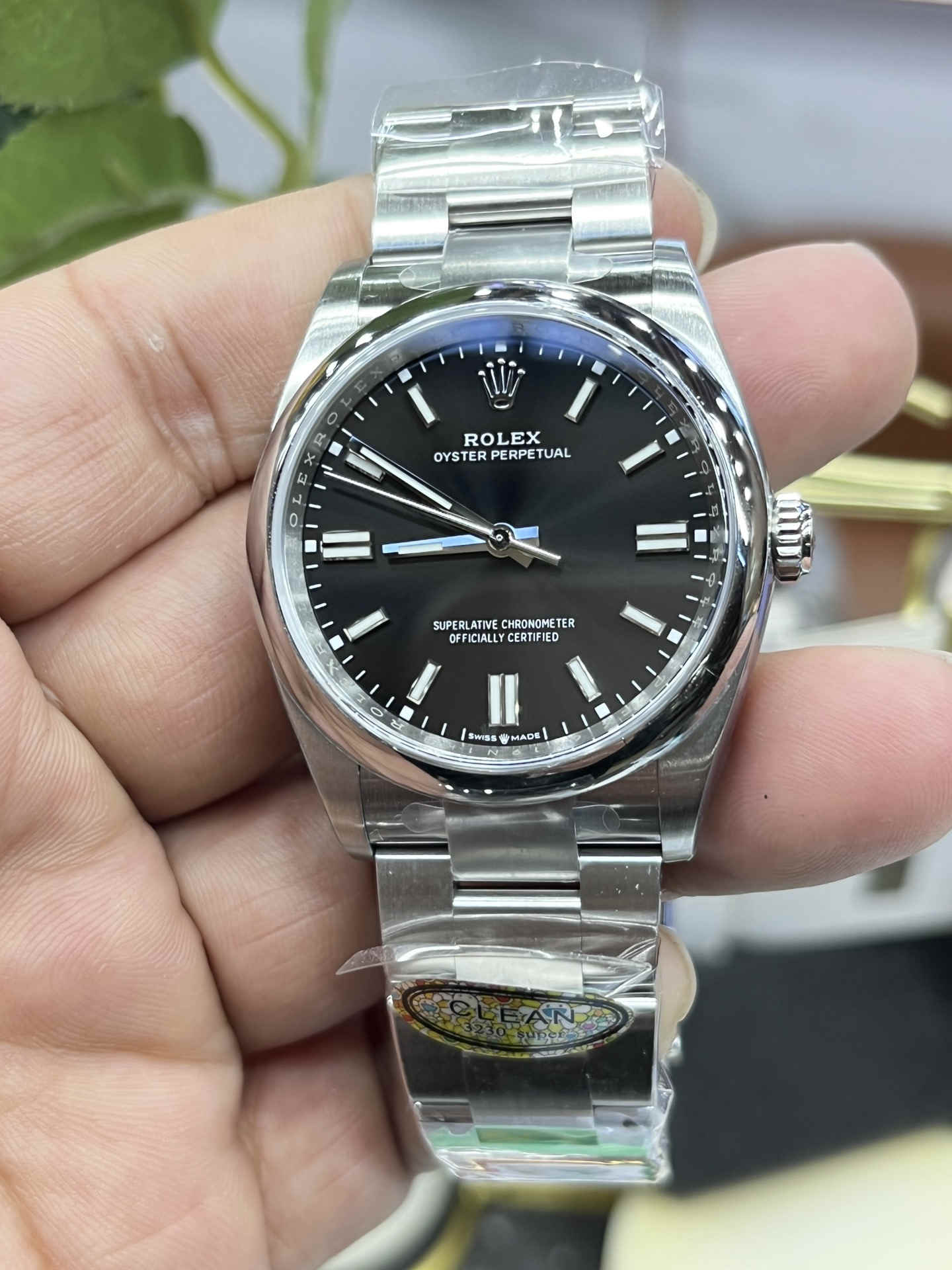 Clean Factory 126000-0014 – Premium Oyster Perpetual 36 Black Dial Replica