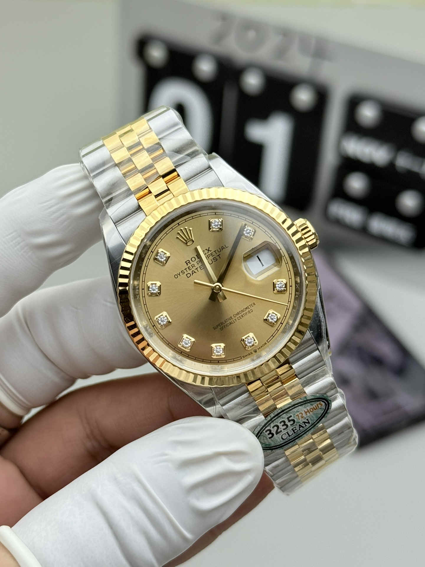 Clean Factory 126233-0017 Two-Tone Datejust 36 Replica