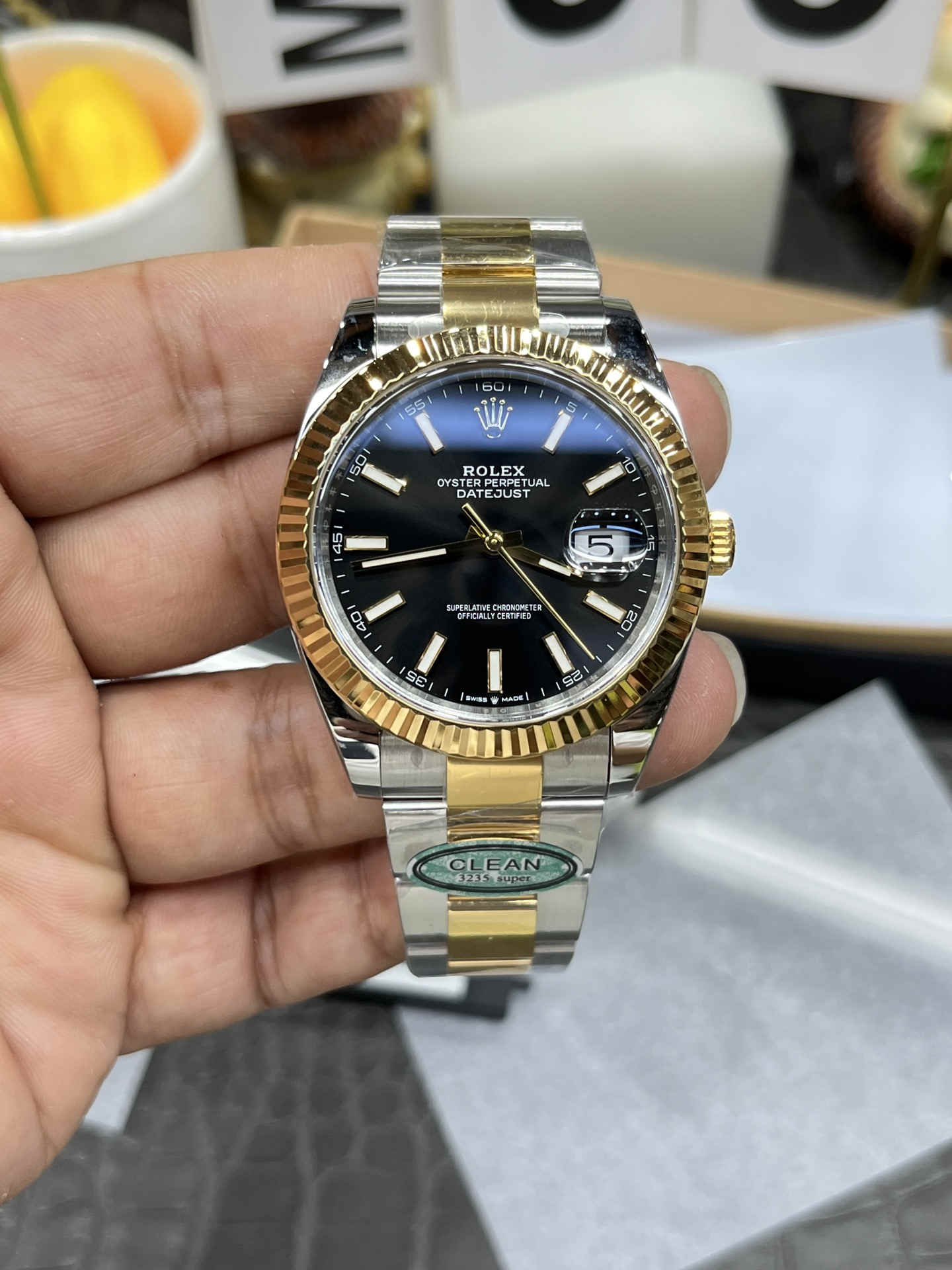 Clean Factory 126333-0013 Two-Tone Datejust 41 Replica