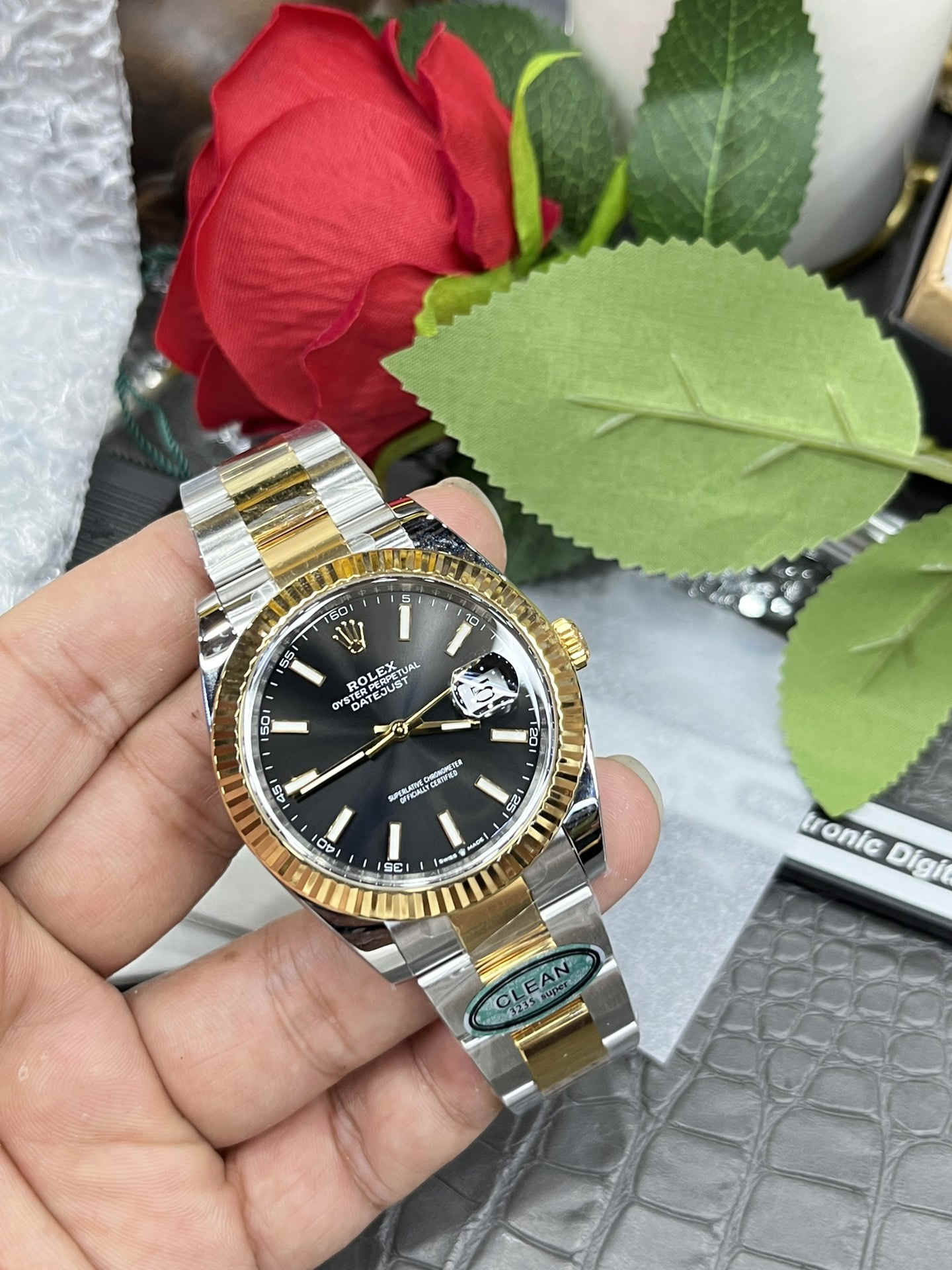 Clean Factory 126333-0013 Two-Tone Datejust 41 Replica