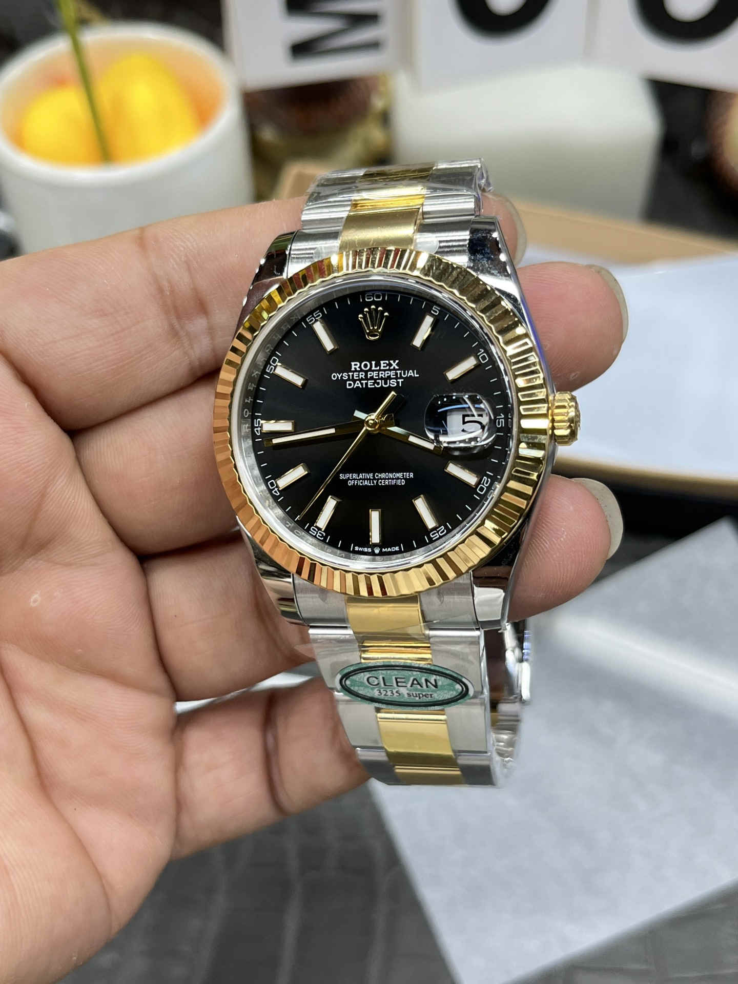 Clean Factory 126333-0013 Two-Tone Datejust 41 Replica