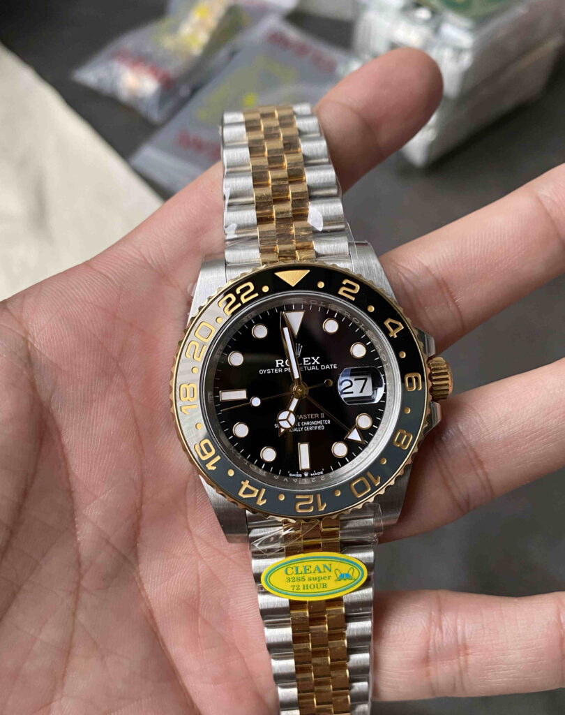 Clean Factory 126713GRNR Two-Tone GMT-Master II Replica