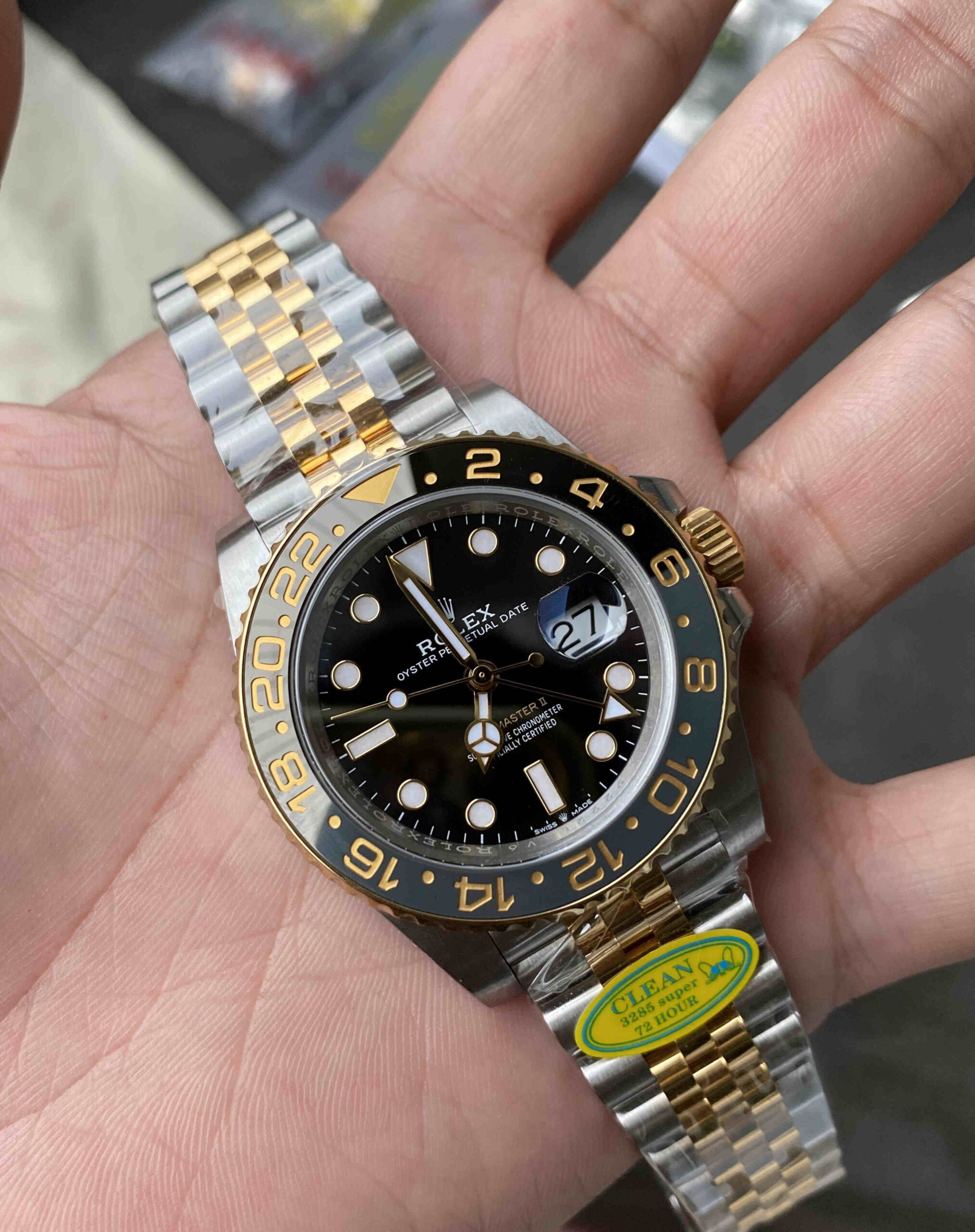 Clean Factory 126713GRNR Two-Tone GMT-Master II Replica