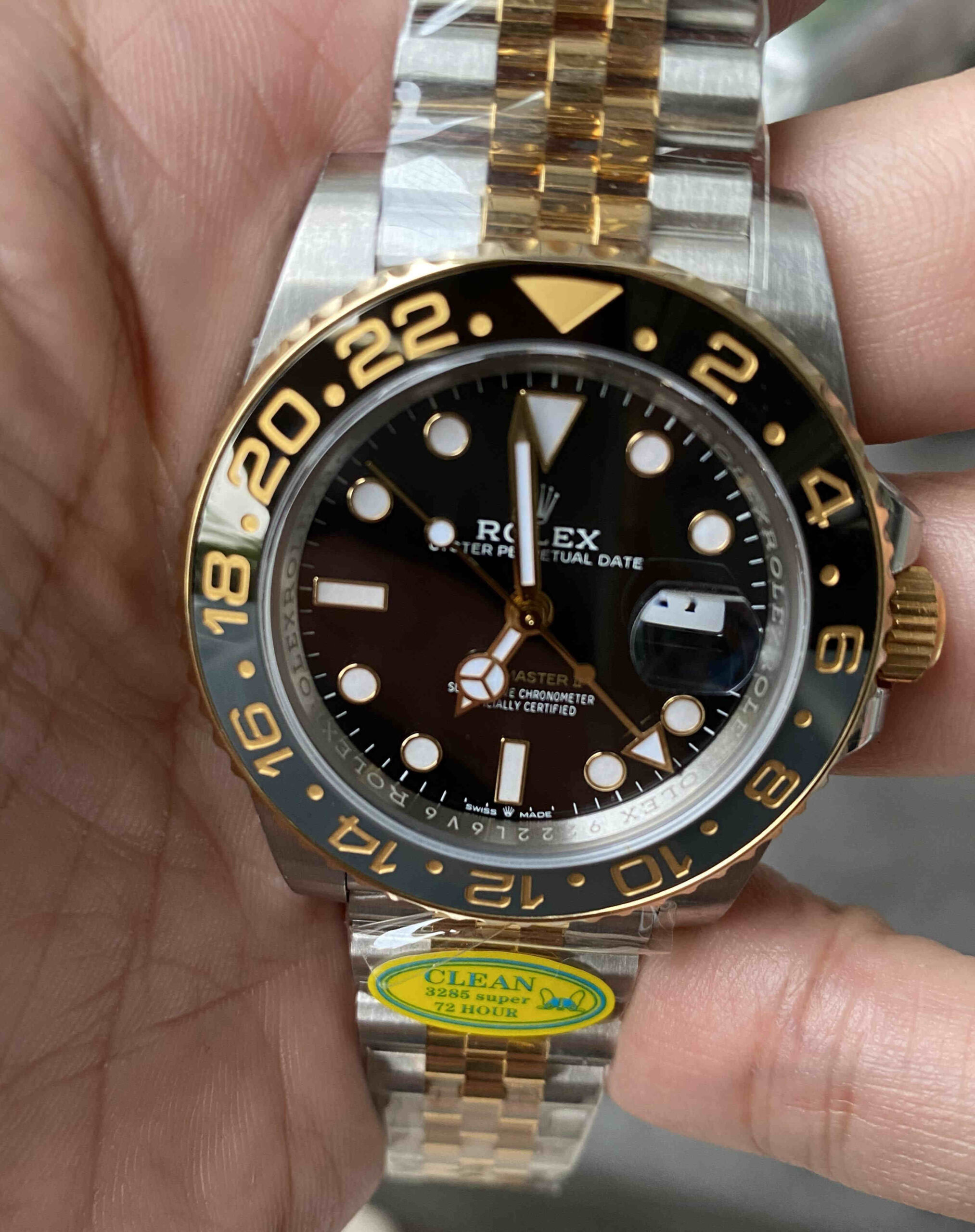 Clean Factory 126713GRNR Two-Tone GMT-Master II Replica