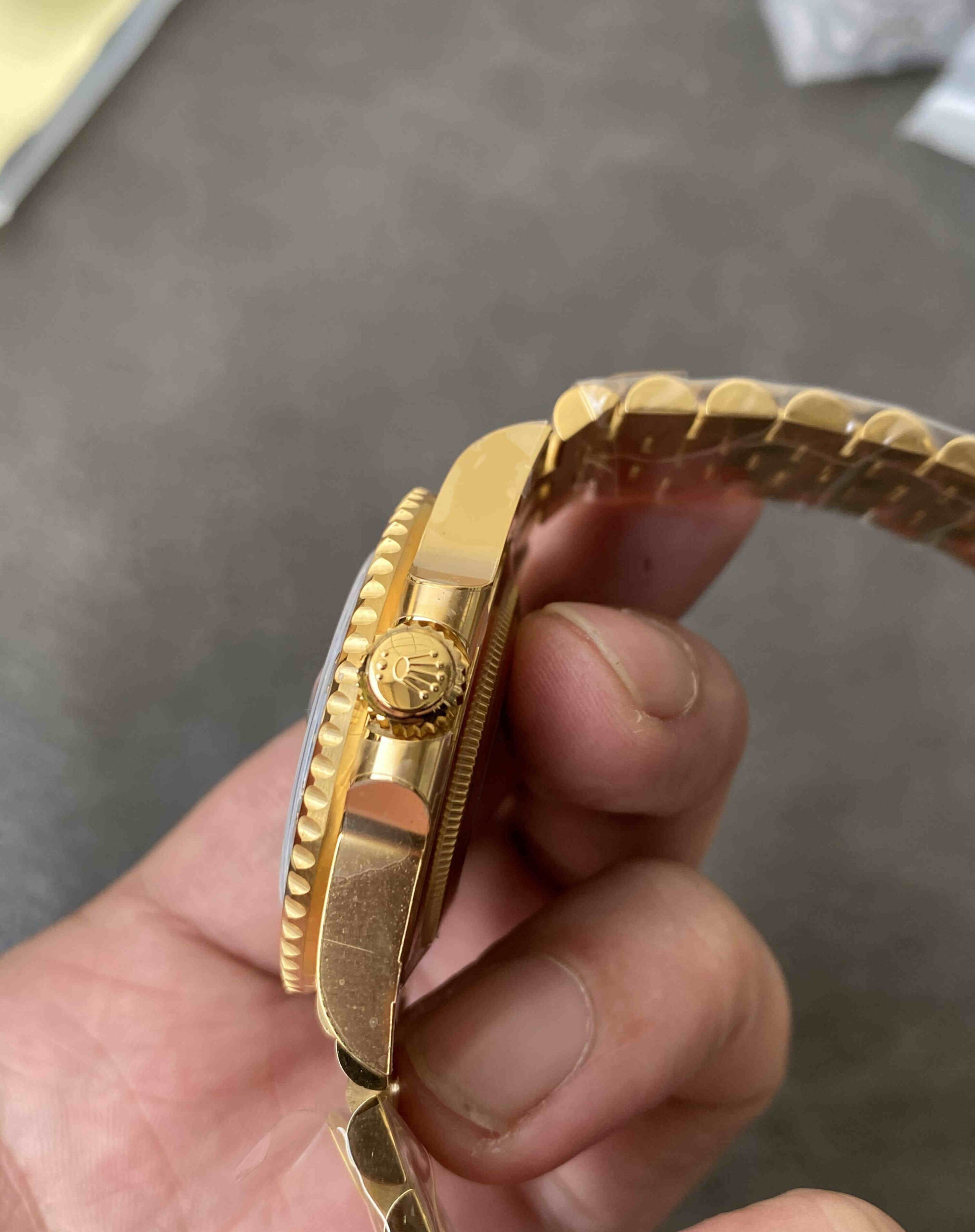 Clean Factory 126718GRNR Yellow Gold GMT-Master II Replica
