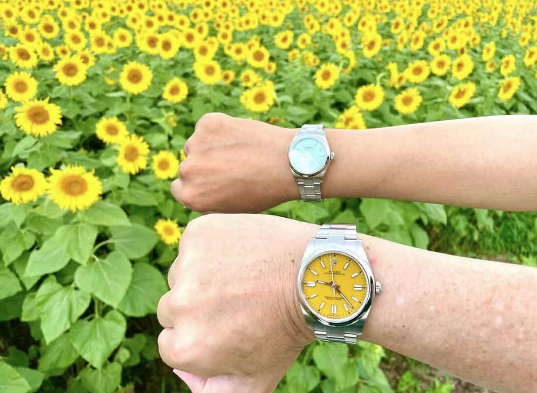 Clean Factory 134300-0007 – 41mm Yellow Dial Oyster Perpetual Replica