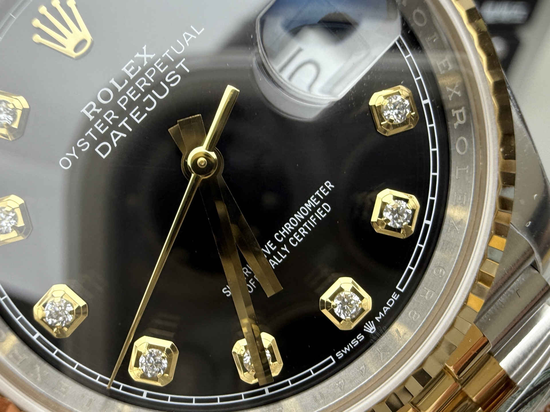 Clean Factory Datejust 126333 Black Dial – Premium Two-Tone Replica Watch
