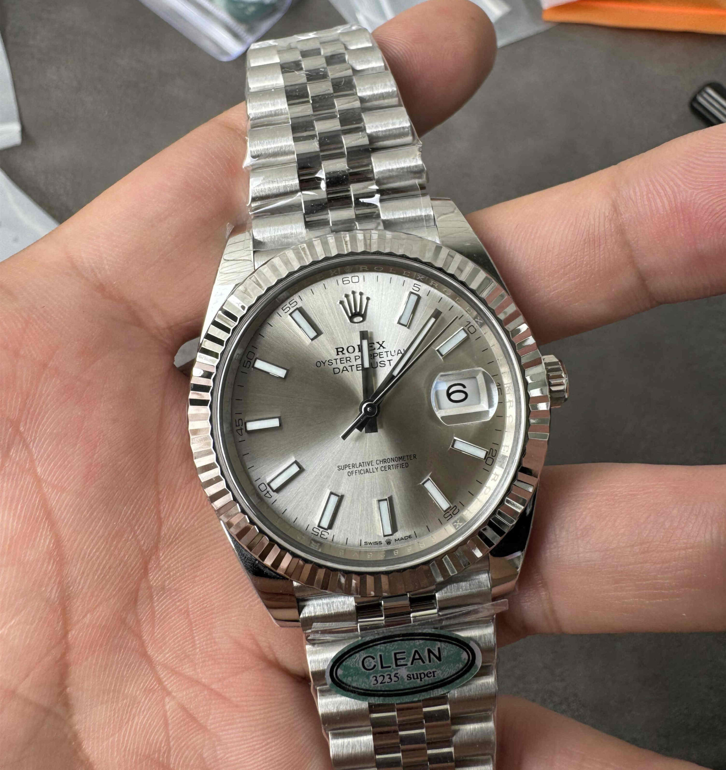 Clean Factory Datejust 126334 Silver Dial – 41mm, 3235 Movement, 904L Steel