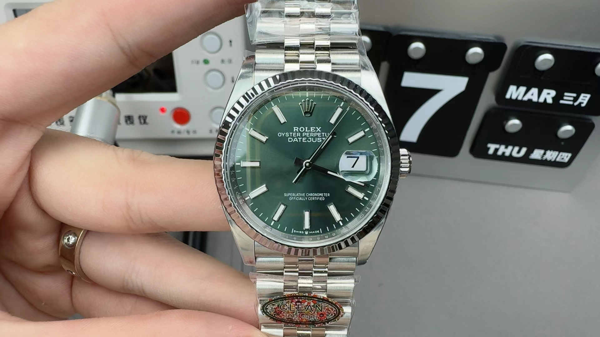 Clean Factory Datejust 36 126234 – Green Dial 36mm Rolex Clone