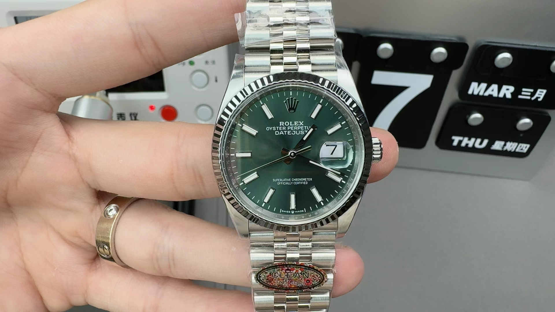 Clean Factory Datejust 36 126234 – Green Dial 36mm Rolex Clone