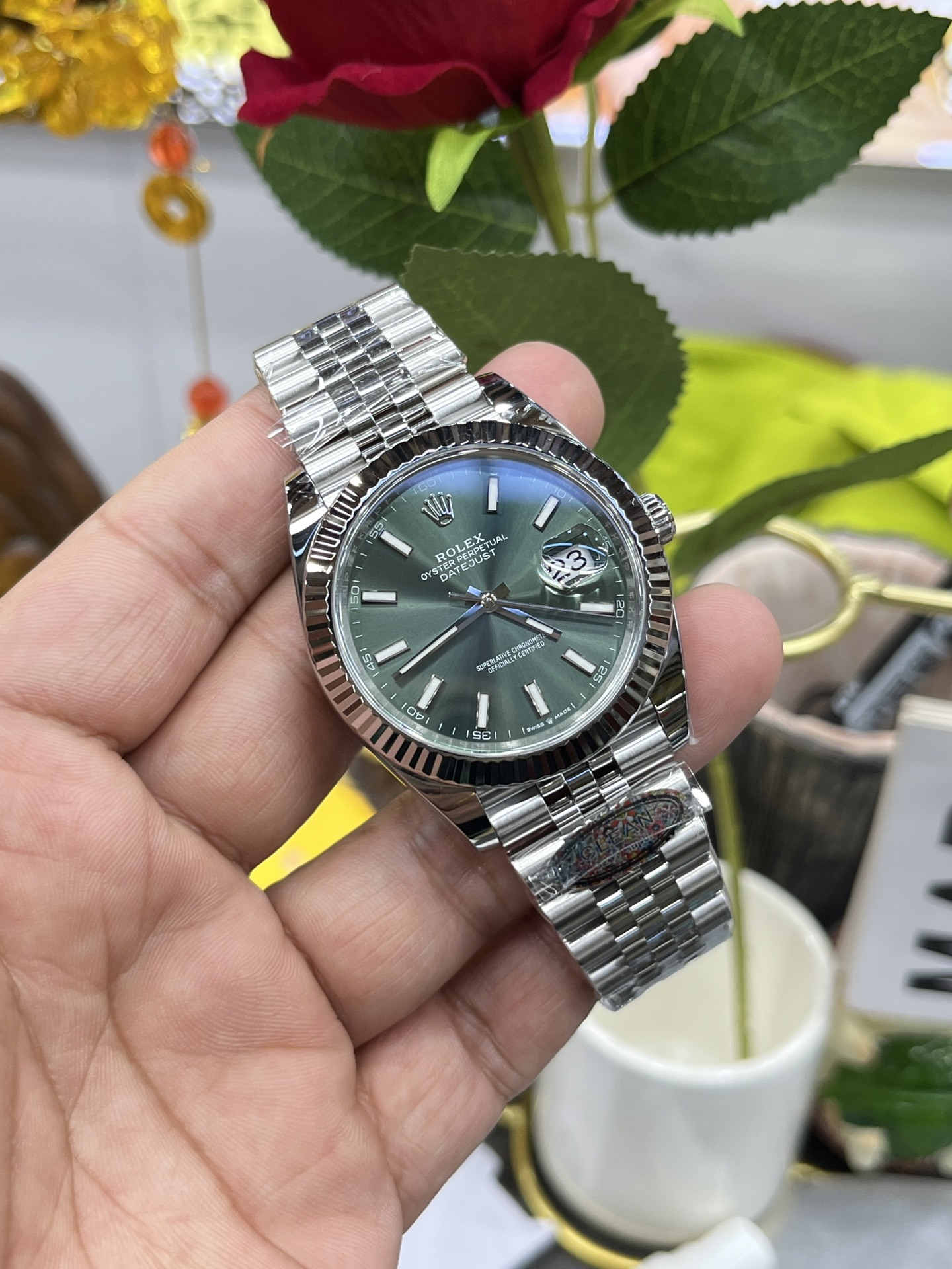 Clean Factory Datejust 41 126334 – Mint Green Dial 41mm