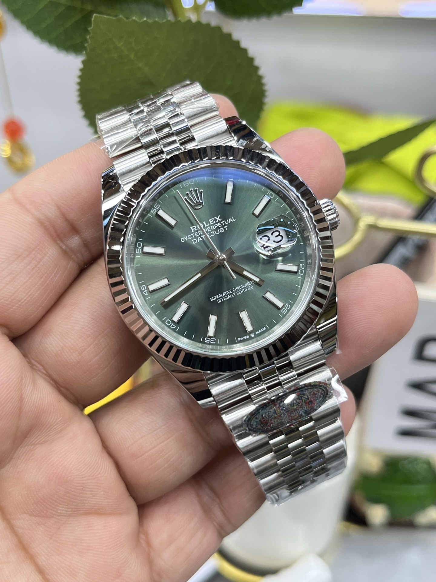 Clean Factory Datejust 41 126334 – Mint Green Dial 41mm