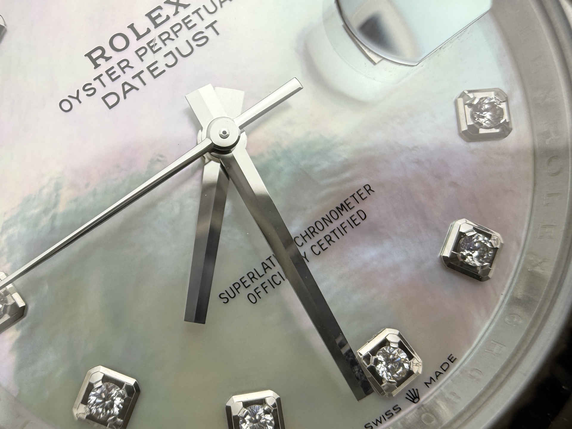 Clean Factory Datejust 41 126334 – MOP Dial with Moissanite Markers & Super Clone 3235