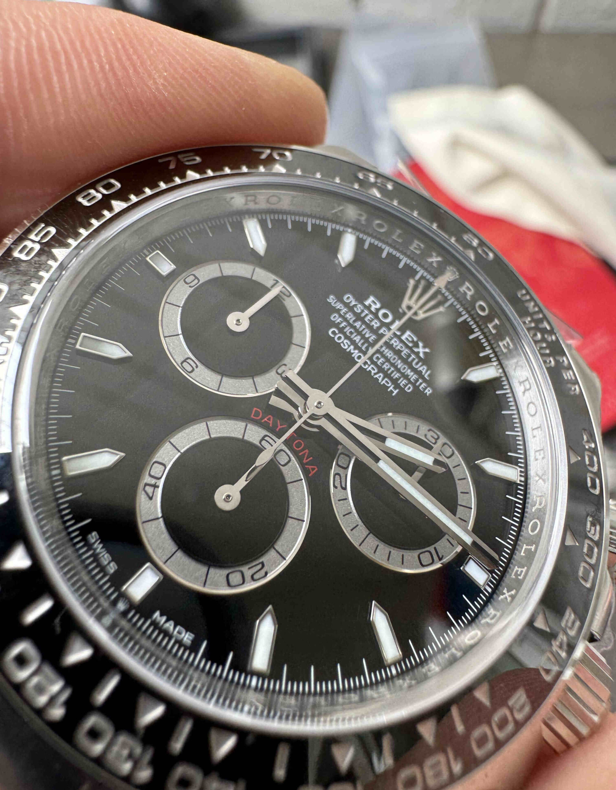 Clean Factory Daytona Black Ceramic 4131 – Full Black Rolex Daytona Clone