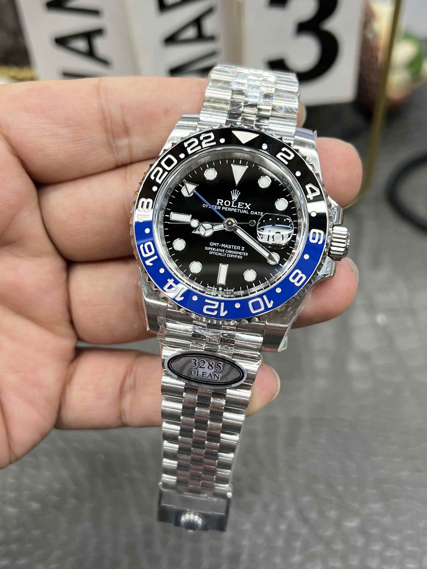 Clean Factory GMT Master II 126710BLNR – Premium “Batman” 3285 Automatic Replica