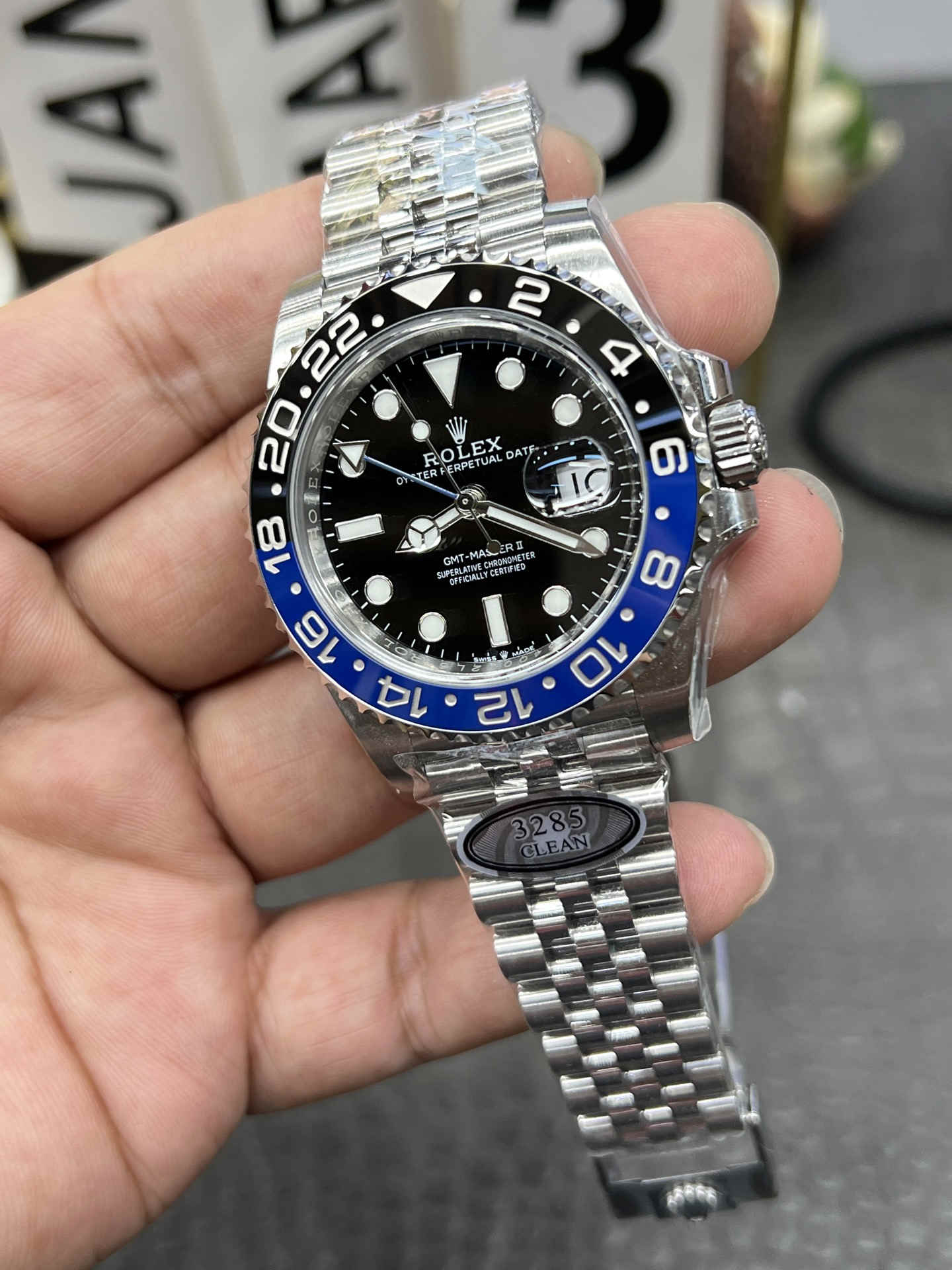 Clean Factory GMT Master II 126710BLNR – Premium “Batman” 3285 Automatic Replica