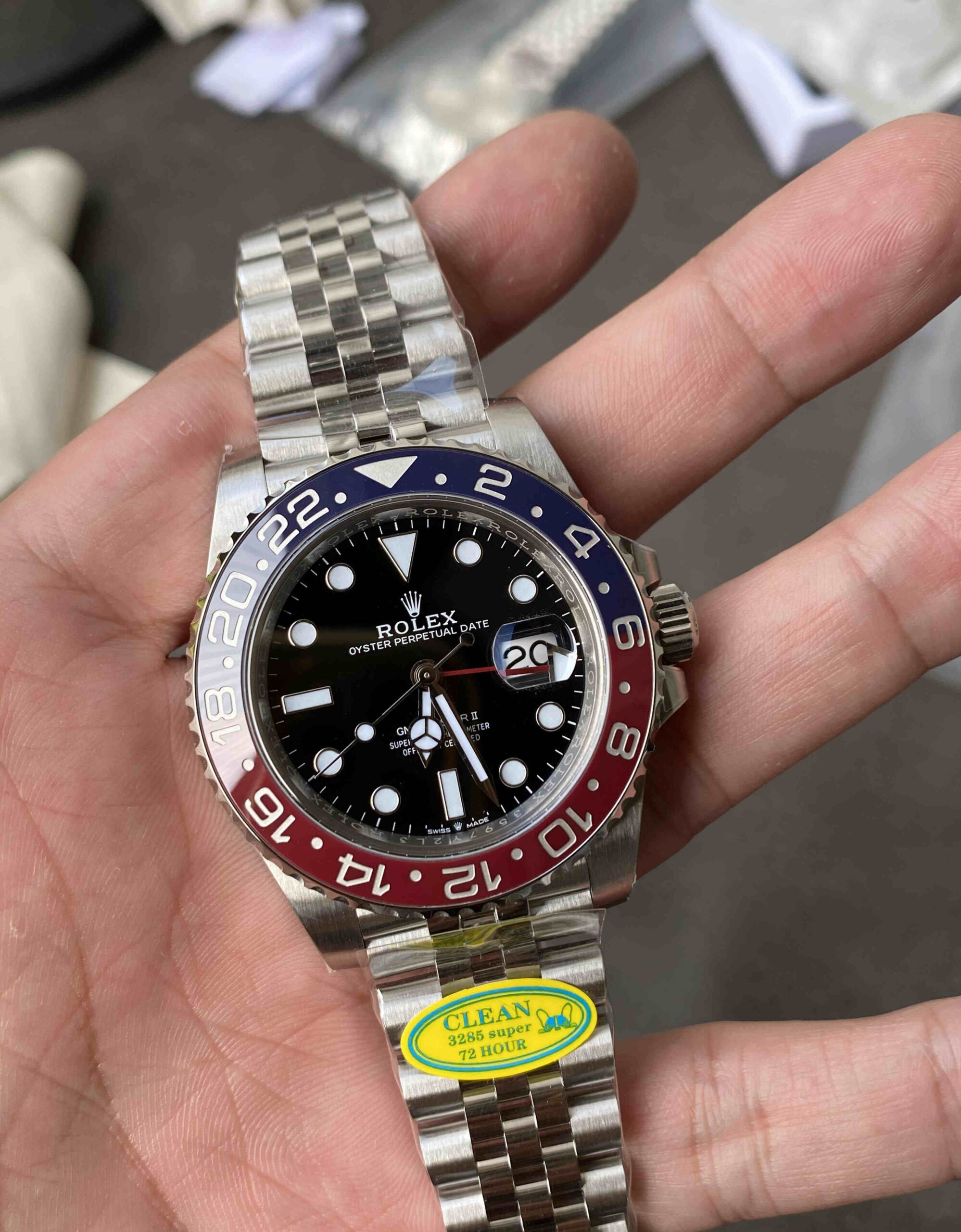 Clean Factory GMT Master II 3285 Super Clone – New Dandong 3285 Movement, 70-Hour Power Reserve