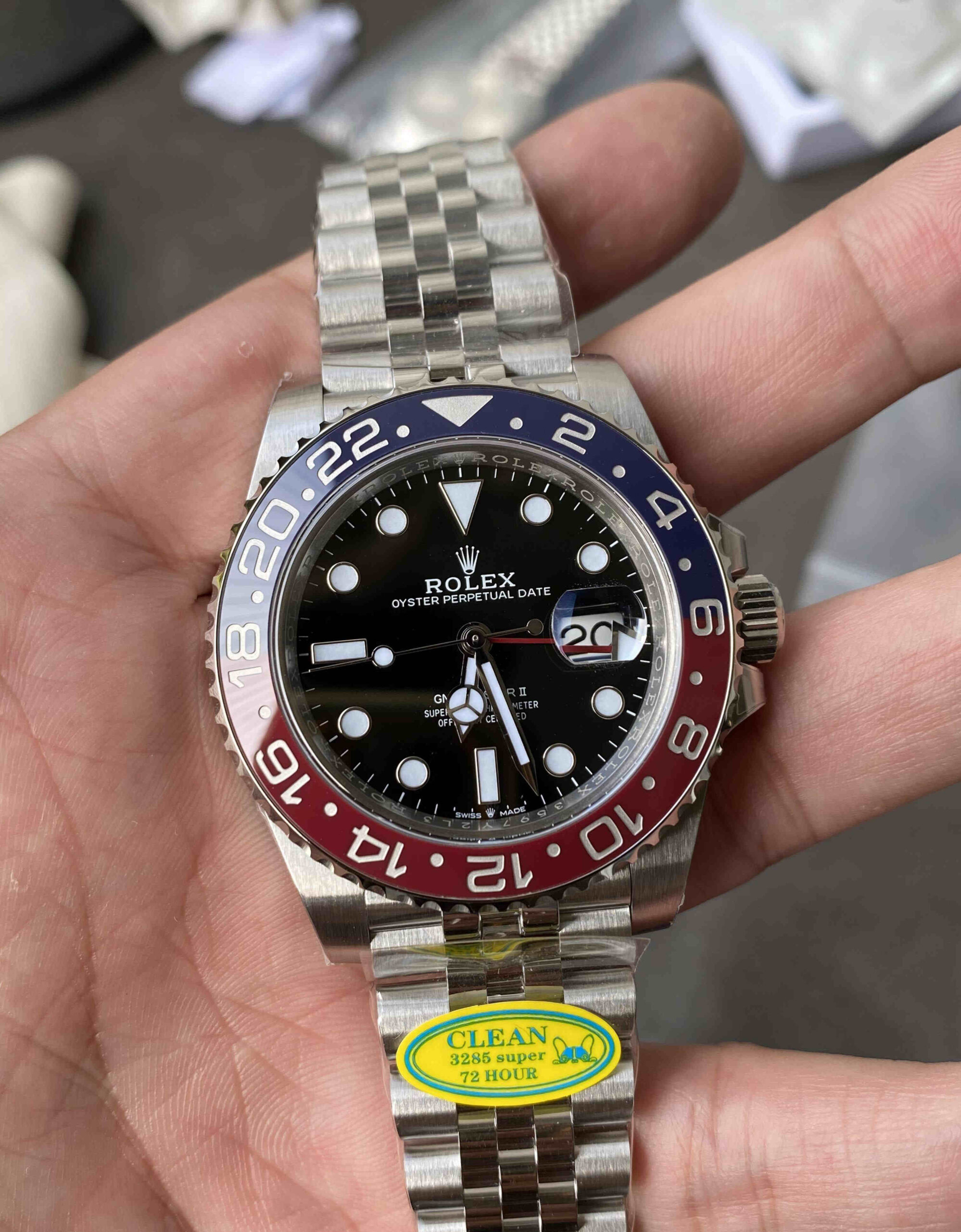 Clean Factory GMT Master II 3285 Super Clone – New Dandong 3285 Movement, 70-Hour Power Reserve