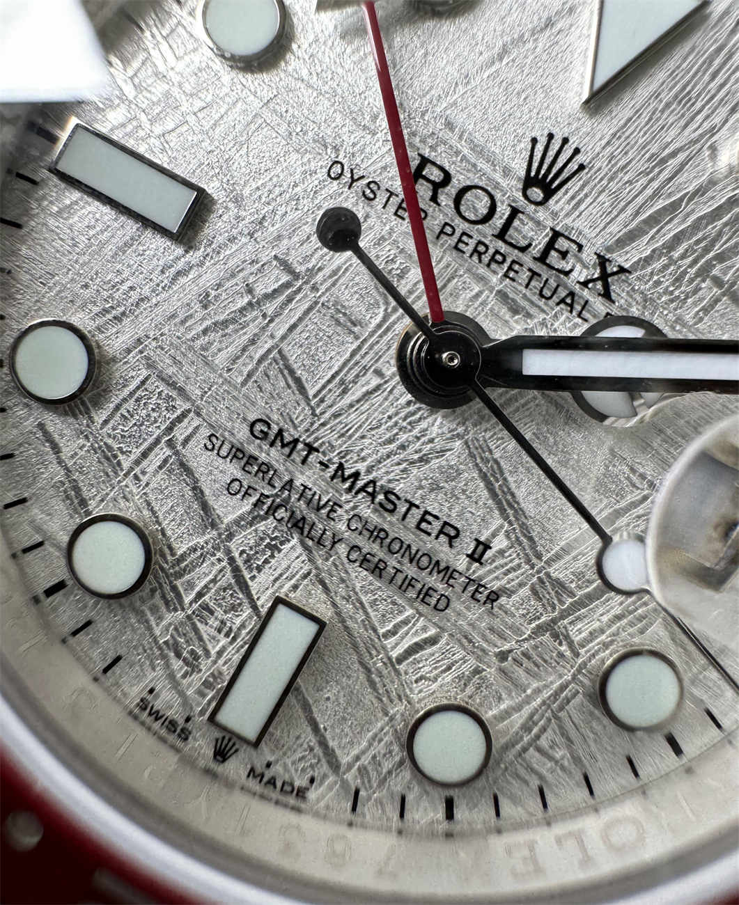 Clean Factory GMT‑Master II Meteorite Dial Replica – V3 Pepsi Bezel 40mm