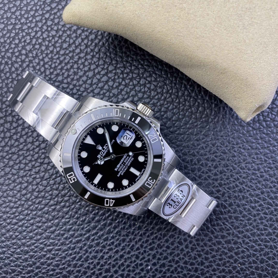 Clean Factory Rolex 116610LN – Premium Submariner Black 40mm Replica
