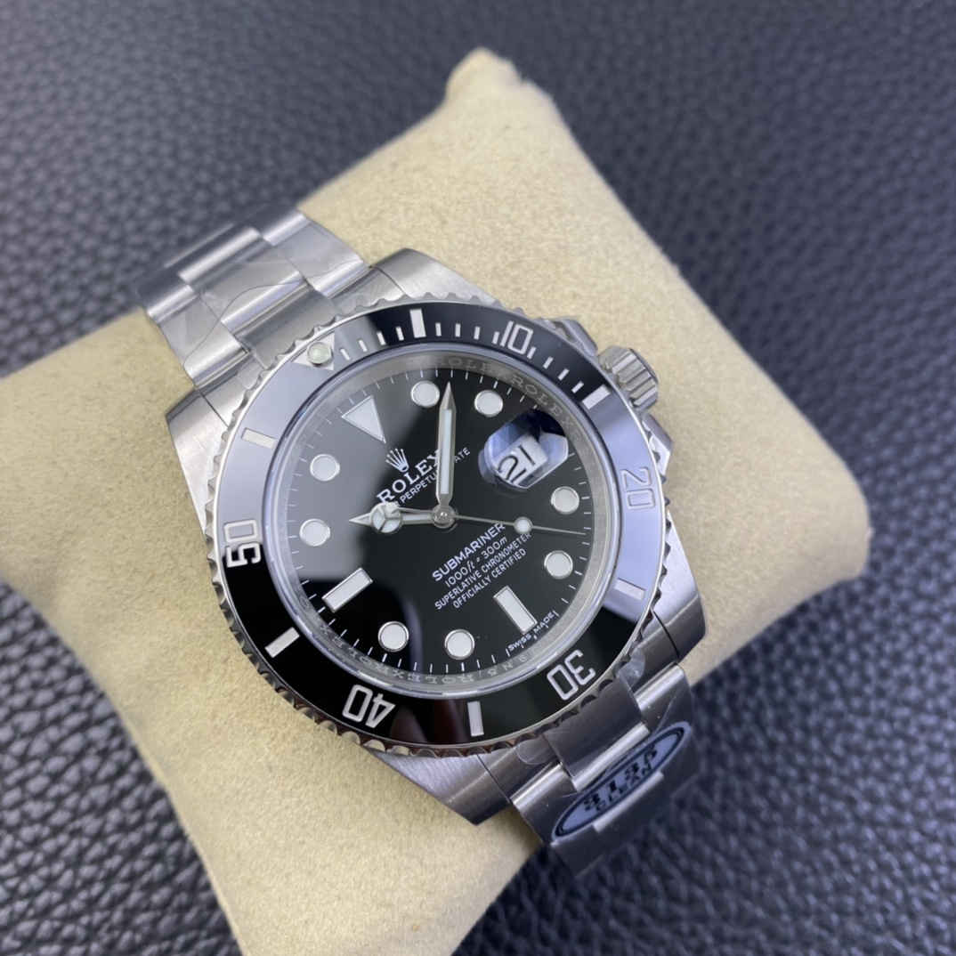 Clean Factory Rolex 116610LN – Premium Submariner Black 40mm Replica