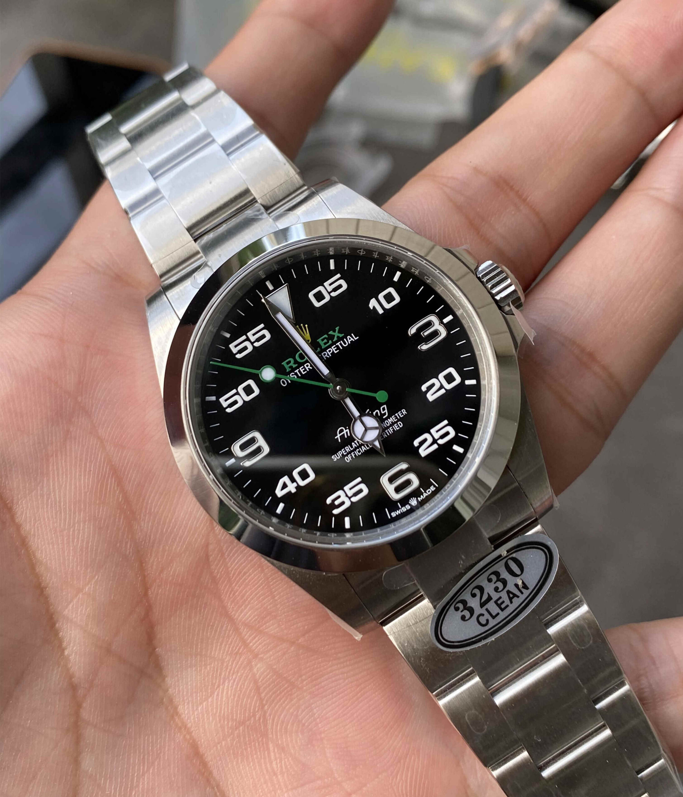 Clean Factory Rolex Air-King 3230 – Premium 40mm Air-King Replica in 904L Steel