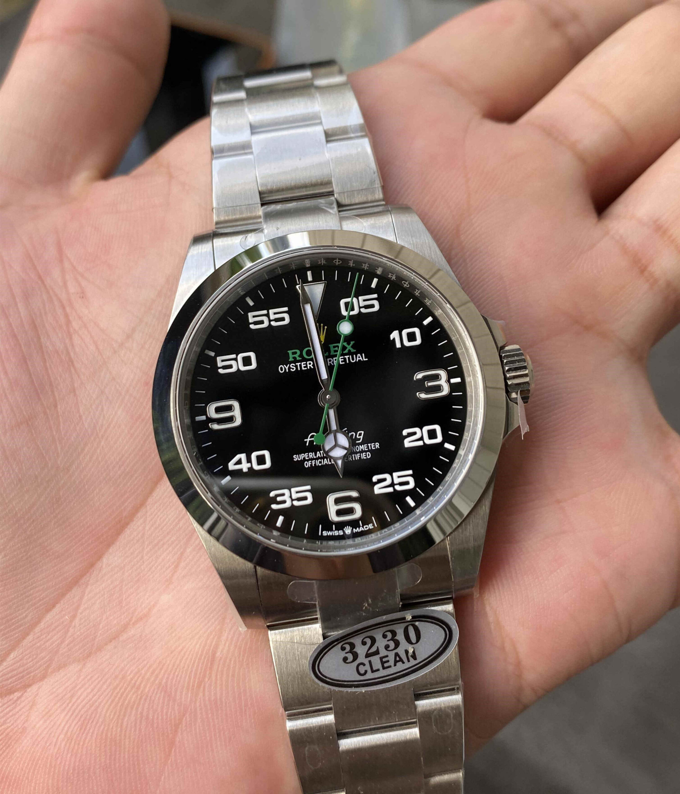 Clean Factory Rolex Air-King 3230 – Premium 40mm Air-King Replica in 904L Steel