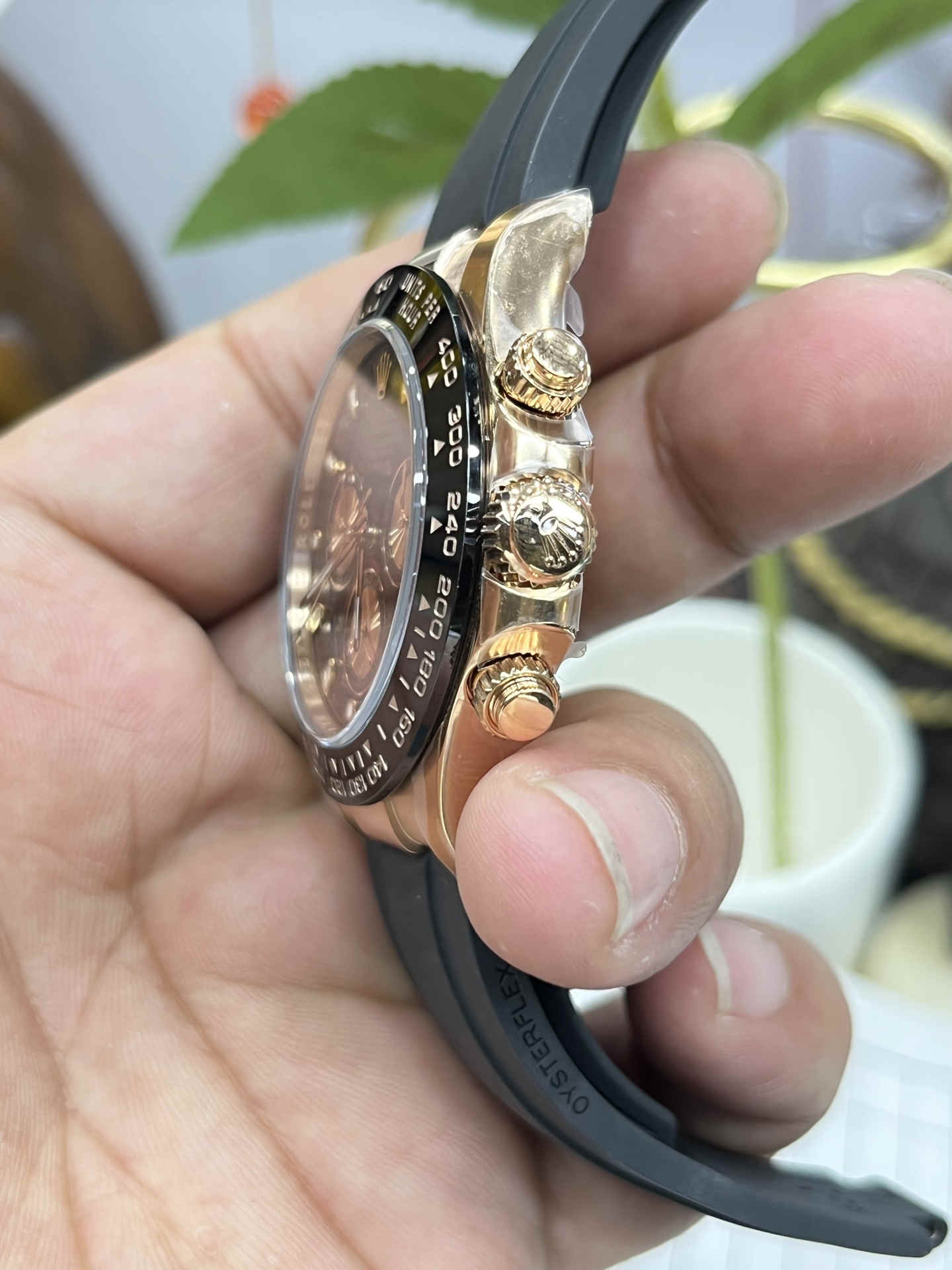 Clean Factory Rolex Daytona 116515LN– Everose Gold Chronograph Replica