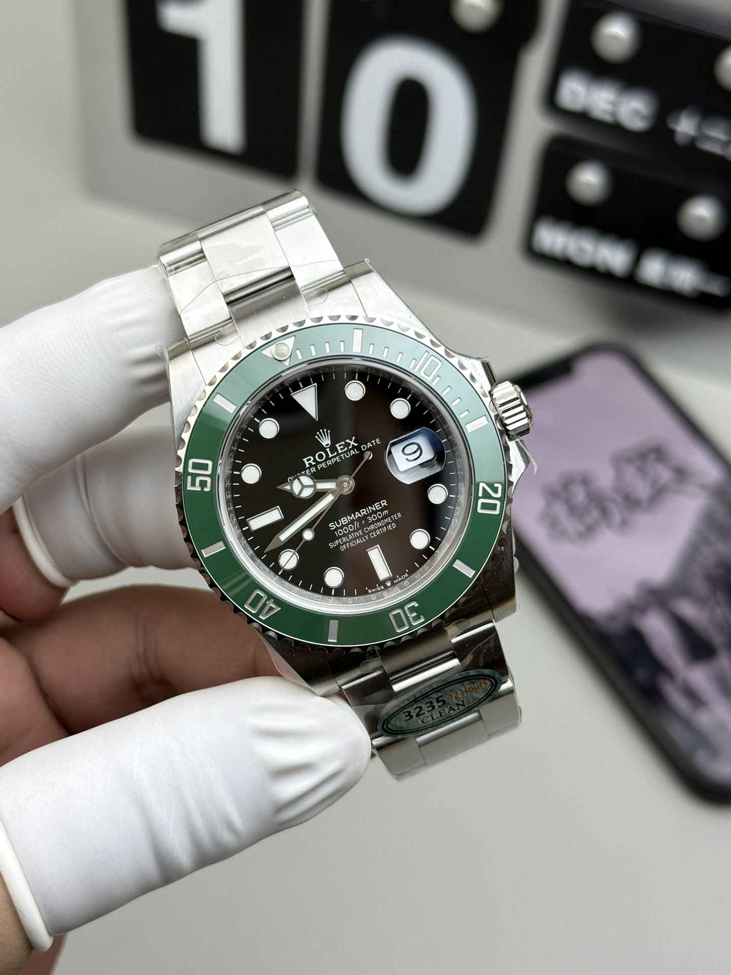Clean Factory Rolex Submariner 126610LV – 41mm Green Water Ghost Replica